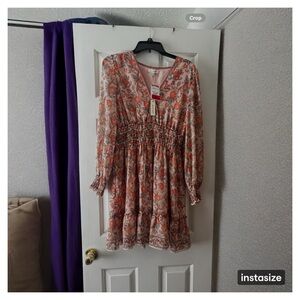 Floral Long Sleeve Dress